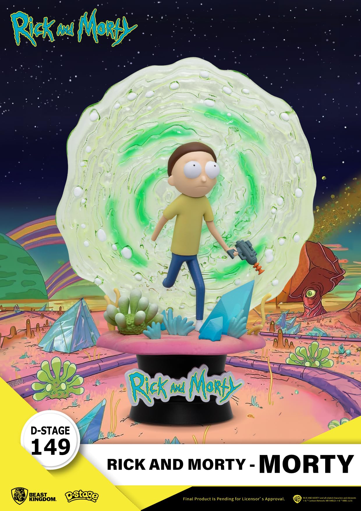 Amazon.com: Rick & Morty: Morty DS-149 D-Stage Statue : Toys
